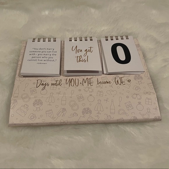 Bride's wedding day countdown tracker - Picture 2 of 5